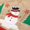Christmas Tree Skirt - Xmas Tree Base Floor Mat (Red Snowman)
