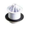 Macdee 1 1/2" Plastic Dome Urinal Waste - Pack of 2