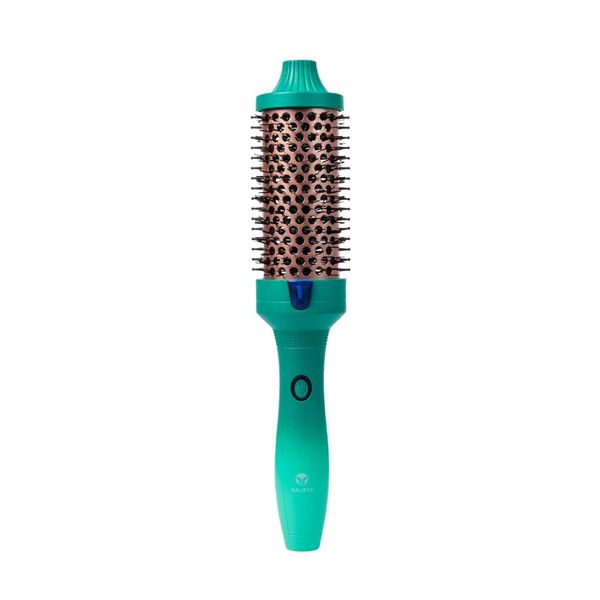 CALISTA FAUXblo Thermal Blowout Brush | Heated, Airless Round Brush | Heats to 365°F | One-Step Blowout Brush for Smooth, Shiny Hair | 3 Sizes for All Hair Types | Dual Voltage (Emerald, 1.77)