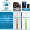 ChunHee Wireless 2 Door Chimes + 5 Door Sensors