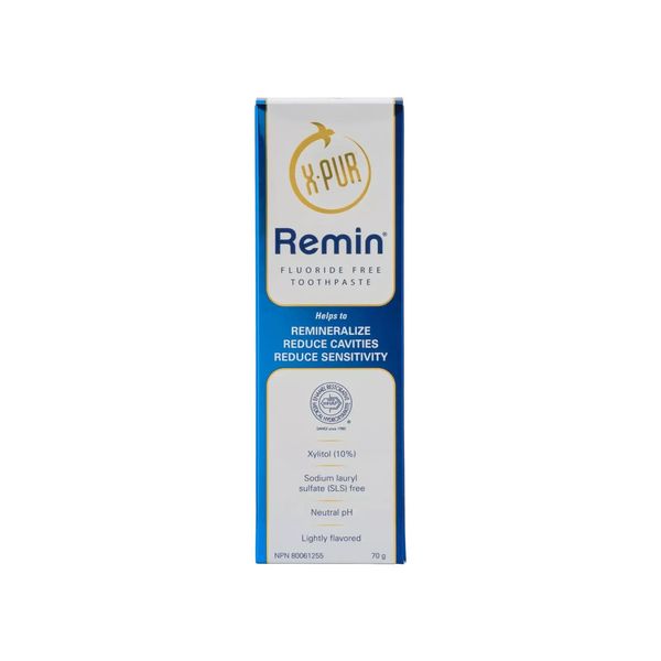 X-PUR Remin Mint Toothpaste -Xylitol Sensitive Teeth Relief for Adults- 70g