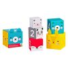 Petit Collage Friendly Faces Touch-and-Feel Nesting Blocks