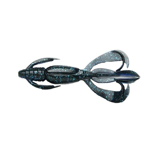 Keitech CF36413 Crazy Flapper Black Blue, 3.6"