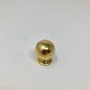 Polished Brass UNLACQUERED Cabinet Knobs and Handles (Bubble Knob)