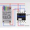 MASUNN DF96D AC220V 5A Din Rail Mount Float Switch Auto Water Level Controller with 3 Probes
