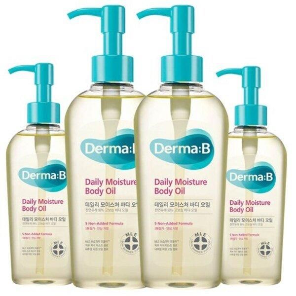 [Shinsegae Mall] Dermabee Daily Moisture Body Oil Fresh Peach Scent 200ml 4pcs