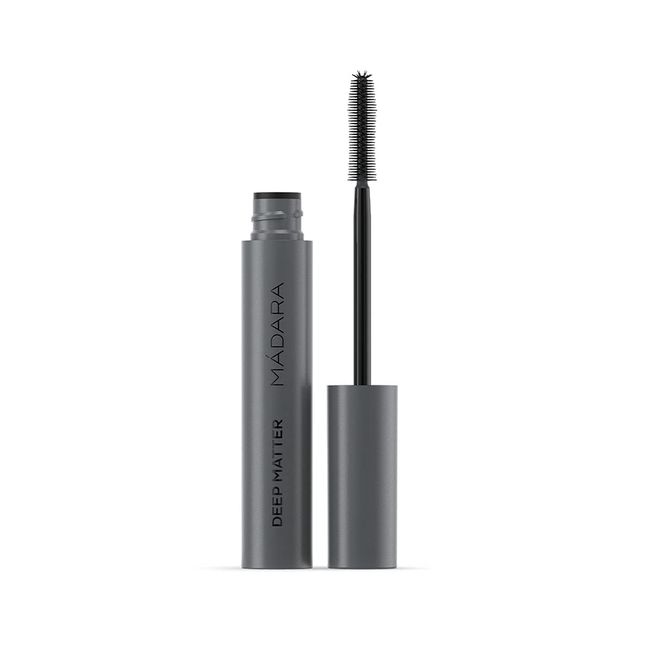 MÁDARA Organic Skincare | Deep Matter Bold Volume Mascara - 8ml, Volumises and defines, Buildable formula, With all-natural pigments, Vegan, Ecocert certified, Recyclable packaging.