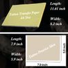 Tattoo Practice Skin with Transfer Paper, 30PCS Tattoo Fake Skin and Tattoo Tracing Paper Kit Including 10PCS Double Sided Skin and 20PCS Tattoo Stencil Paper for Tattoo Practice Tattoo Supplies