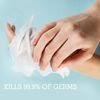 Cleanze Antibacterial Hand Sanitizing Individual Hand Wipe Packets, 50 Unscented Disinfecting Hand Sanitizer Wipes with Aloe for Travel, Kills 99.9% of Germs