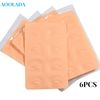 6 Pcs 3D Tattoo Practice Eyebrow Eyeline Practice Skins Permanent Eyebrow Makeup Training Lip Skins for Beginners and Fake Skin Sheets For Professionals