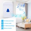 Wireless Doorbell Kit, IP55 Waterproof Wireless Doorbell Chimes Kit 1000ft range