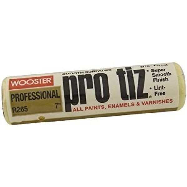 Wooster Genuine 7" Pro Tiz 3/16" Nap Foam Roller Cover, R265-7