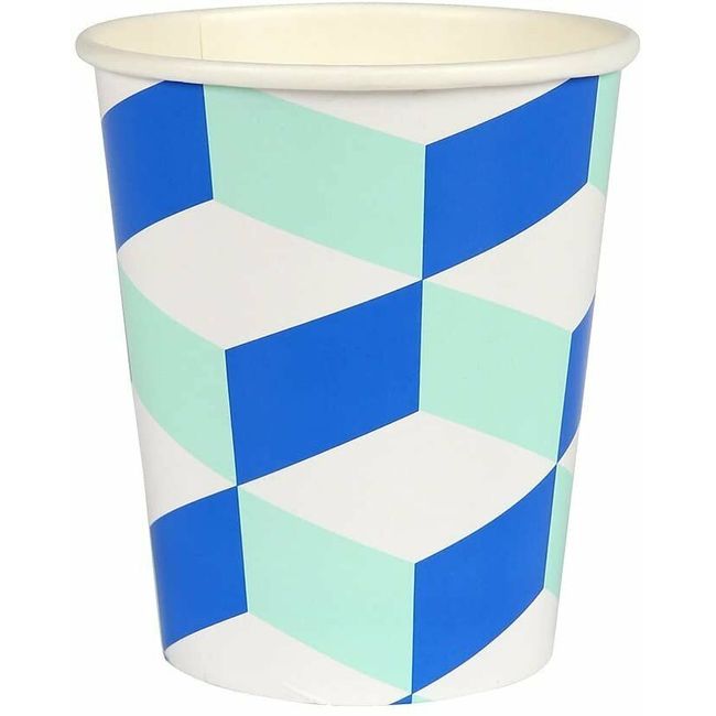 Meri Meri Aqua Cubic Cups