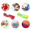 CCLKHY 2 Pieces Needle Threader, Plastic Hand Sewing Needles, DIY Threading Tool, Needle Threaders for Hand Sewing（Color Random）