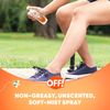 OFF! FamilyCare Insect & Mosquito Repellent Spritz, Unscented Bug spray with Aloe-Vera, 7% Deet, 6 oz (Pack of 12)
