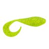 Bass Assassin Curly Shad Chartreuse Silver Glitter 2"