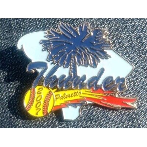 2007 Palmetto FL Thunder Fastpitch Softball Hat Pin