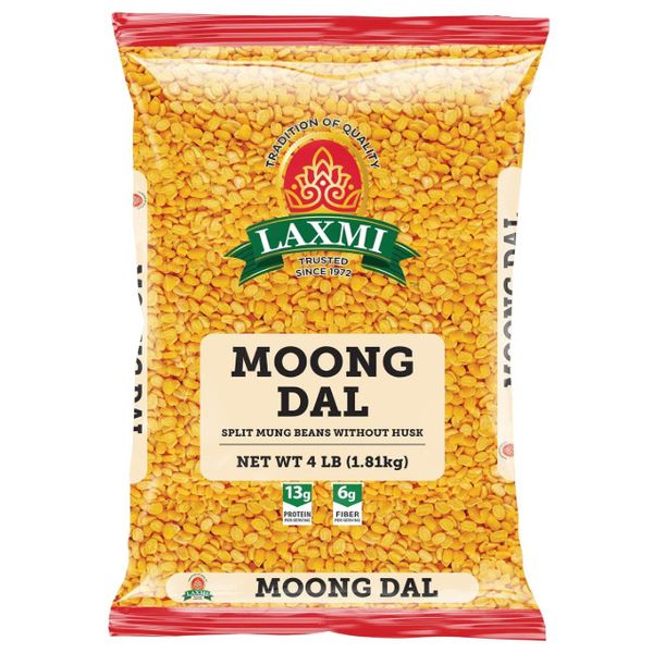 Laxmi Moong Dal (Split Mung Beans), 4 Pounds