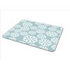 Blue Snowflake Christmas Winter Print Pattern PC Computer Rectangle Mouse Mat Pad