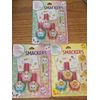 3 Lot SMACKERS 16pc Set NAIL POLISH Water Based Stickers & File