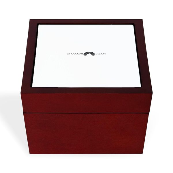 CafePress Binocular Vision Memory Keepsake Jewelry Box, 5"x5"x3.75"