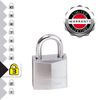 Master Lock 629EURQ 20mm Nickle Plated Brass Padlocks Four Pack Keyed Alike