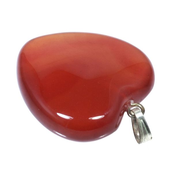 CrystalAge Carnelian Heart Pendant