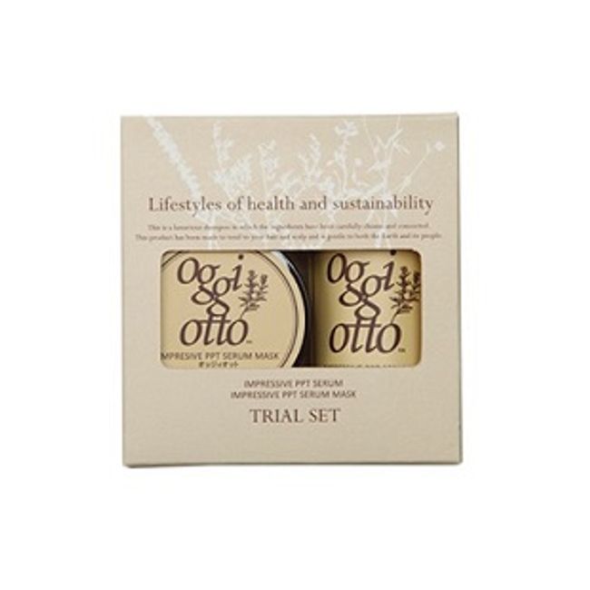 Mini set★Oggi Otto Impressive PPT Serum SS Smooth Shampoo 50ml/SM Smooth Mask 25g [oggi otto] [Domestic regular product]