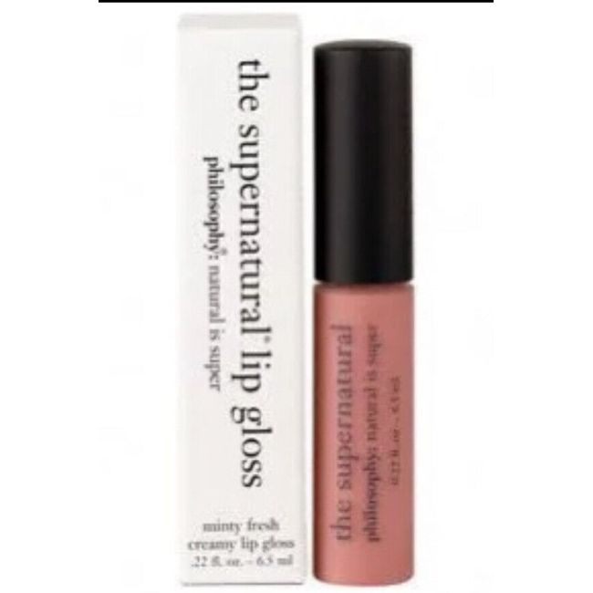 NEW NO BOX PHILOSOPHY SUPERNATURAL  LIP GLOSS 0.18 OZ COLOR = SOFT PINK