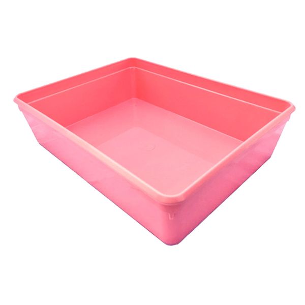 Instrument tray – 19cm x 14cm x 5.5cm. polypropylene (Pink)