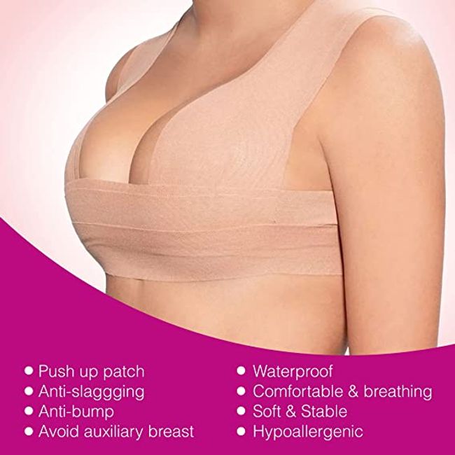 2 Pairs Invisible Breast Lift Tape Adhesive Sticky Push Up Bra for AE Cup  Large Breast