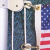 Outdoor Flagpole Set With 50Ft Halyard Rope And 2 Durable Snap Hooks Clips