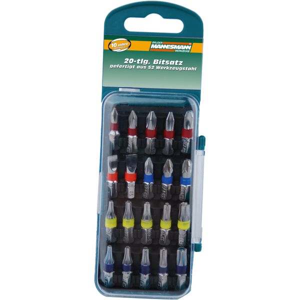 Mannesmann M29720 Bit Set 20-piece