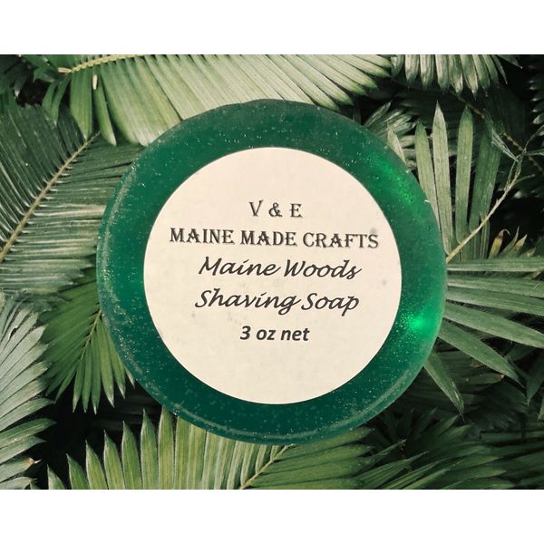 Glycerin Shaving Soap - Maine Woods