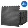 24 PCS Puzzle Exercise Mat Foam Interlock Protective Floor 96 Sq Ft GYM Home