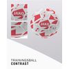 JAKO Trainingsball Contrast, weiß/Coral, 4