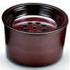 Aizu Lacquerware Tea Spill (Medium, Tochi-nuri)