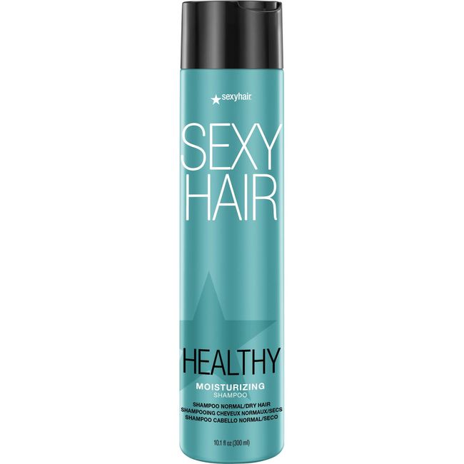 SexyHair Healthy Moisturizing Shampoo, 10.1 Oz | Moisture, Slip, Detangling, and Shine | SLS and SLES Sulfate Free | All Hair Types