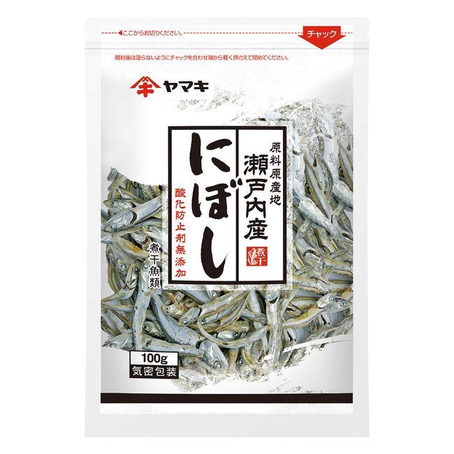 Yamaki Seto Inland Seaweed, Additive-Free Sardine, 3.5 oz (100 g) x 3 Bags