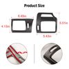 2PCS Matte Black Console Side Air Condition Vent Outlet Cover For 4Runner 2010+