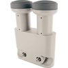 Schwaiger Monoblock Twin LNB hellgrau