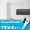 2 Pack Toilet Flush Handle Kit Universal Front Mount Lever Chrome Anti Rust Rod