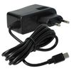 vhbw Mini-USB Ladegerät Universal Ladekabel mit Netzstecker 2.0 A / 5V Schwarz
