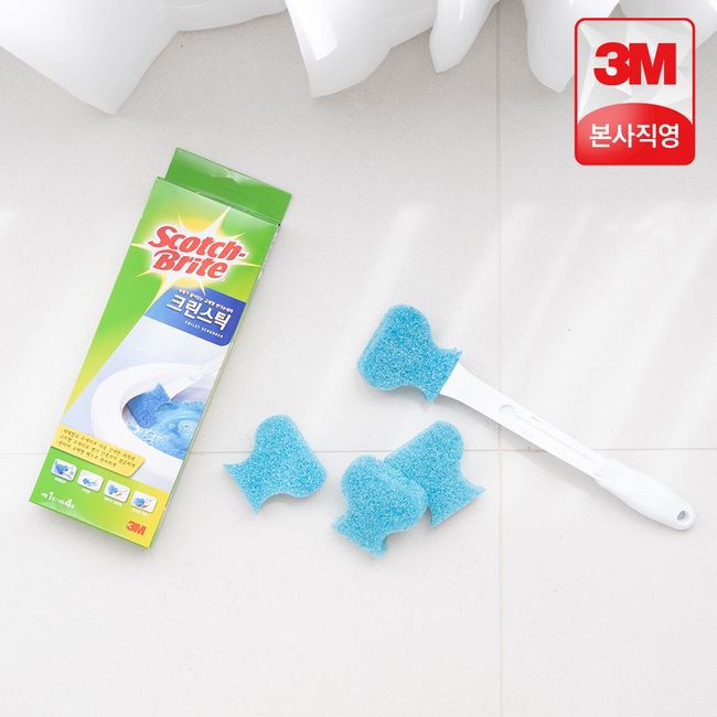 3M toilet cleaning stick (handle + 4 refills) / Scotchbright