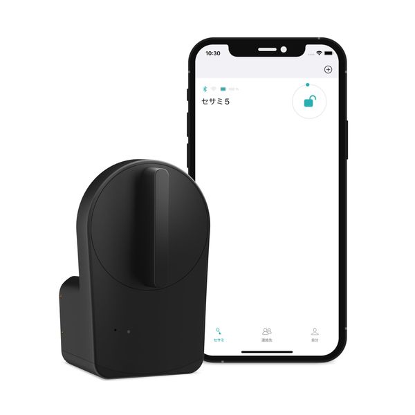 Candy House Smart Lock Smart Key SESAME5 Sesame 5 Entrance Auto Lock Key Operated with Smartphone Alexa Google Home Apple Watch Remote Support Construction No Construction Required Easy Installation