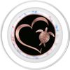 Pink Sea Turtle Heart PopSockets PopGrip for MagSafe