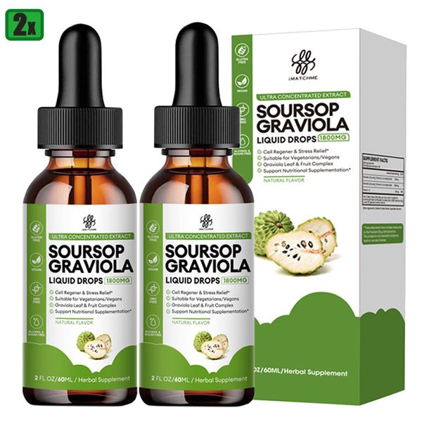 Soursop Graviola Extract Supplement Antioxidant for Cell Support, Regeneration