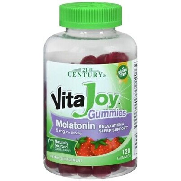 21ST CENTURY VITAJOY MELATONIN 5MG GUMMIES 120CT