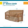 Duck Covers Essential Water-Resistant 51 Inch Bench Cover