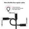 Augioth 95 CM 36 Inch 3FT Guitar Patch Cable Performance Guitar Effect Pedal Cables Angled to Angled
